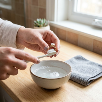 Regular Cleaning to Keep Moissanite Jewelry Looks New