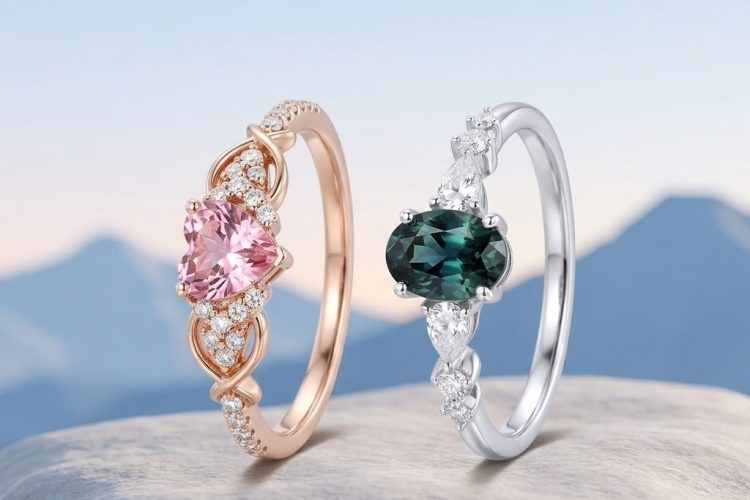 sapphire engagement ring vs promise ring