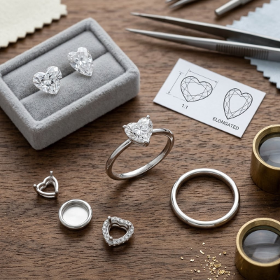 Select Heart Cut Diamond for a Delicate Ring