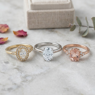 Select the Right Metal for an Oval Engagement Ring