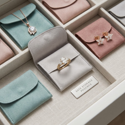 Store Moissanite Piece Individually Avoid Getting it Cloudy
