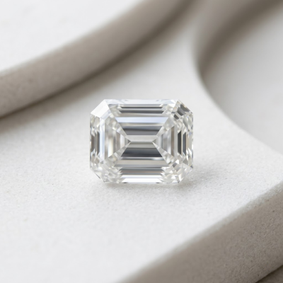 The Beauty of Emerald Cut Solitaire Moissanite
