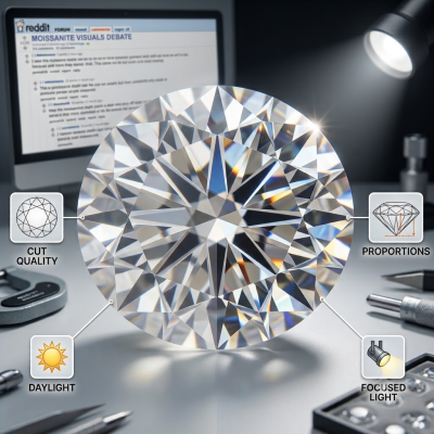 The Factors Influencing the Visual Depth of Moissanite