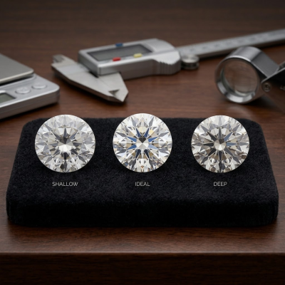 The Impact of Cut Depth on the Round Stone Size