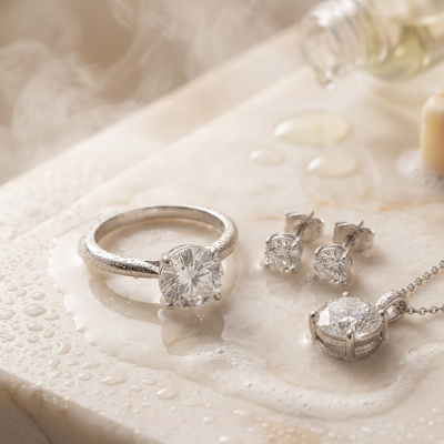 The Impact of Wearing Moissanite while Showering