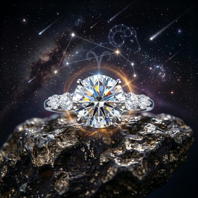The Symbolism of Moissanite for Aries