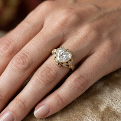 The Visual Effect of a 2 ct Heart-Shaped Diamond