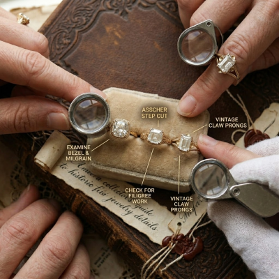 Unique Details of Vintage-Inspired Moissanite Rings
