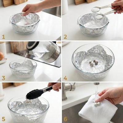 Ways to Clean Silver Earrings